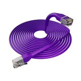 Broadbe cable de conexión delgado 10G morado 8m