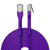 Broadbe cable de conexión delgado 10G morado 8m