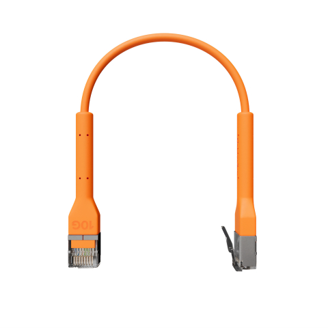 Broadbe cable de conexión delgado 10G naranja 0.1m