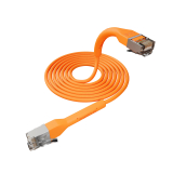 Broadbe cable de conexión delgado 10G naranja 0.3m