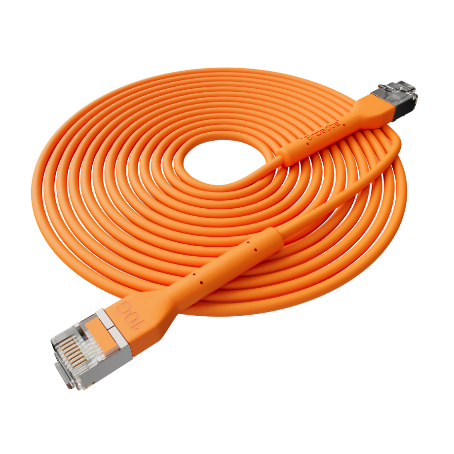 Broadbe cable de conexión delgado 10G naranja 5m