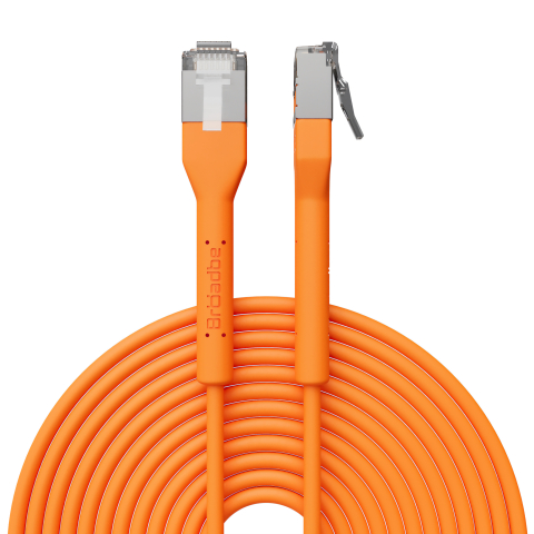 Broadbe cable de conexión delgado 10G naranja 5m
