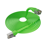 Broadbe cable de conexión delgado 10G verde 8m