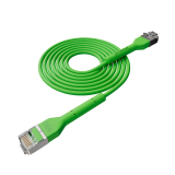 Broadbe cable de conexión delgado 10G verde 0.3m 12 unid.