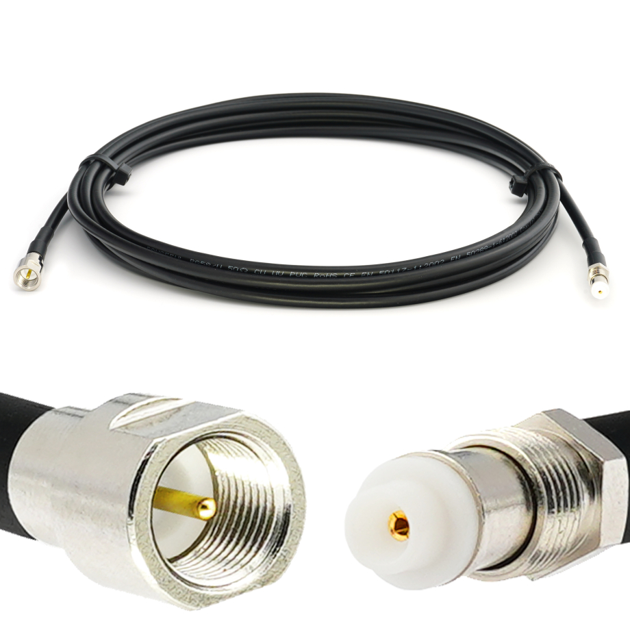 FME macho a FME hembra 20m RG58/U cable coaxial