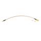 Cable Pigtail MMCX Male Straight / RPSMA Female 25cm