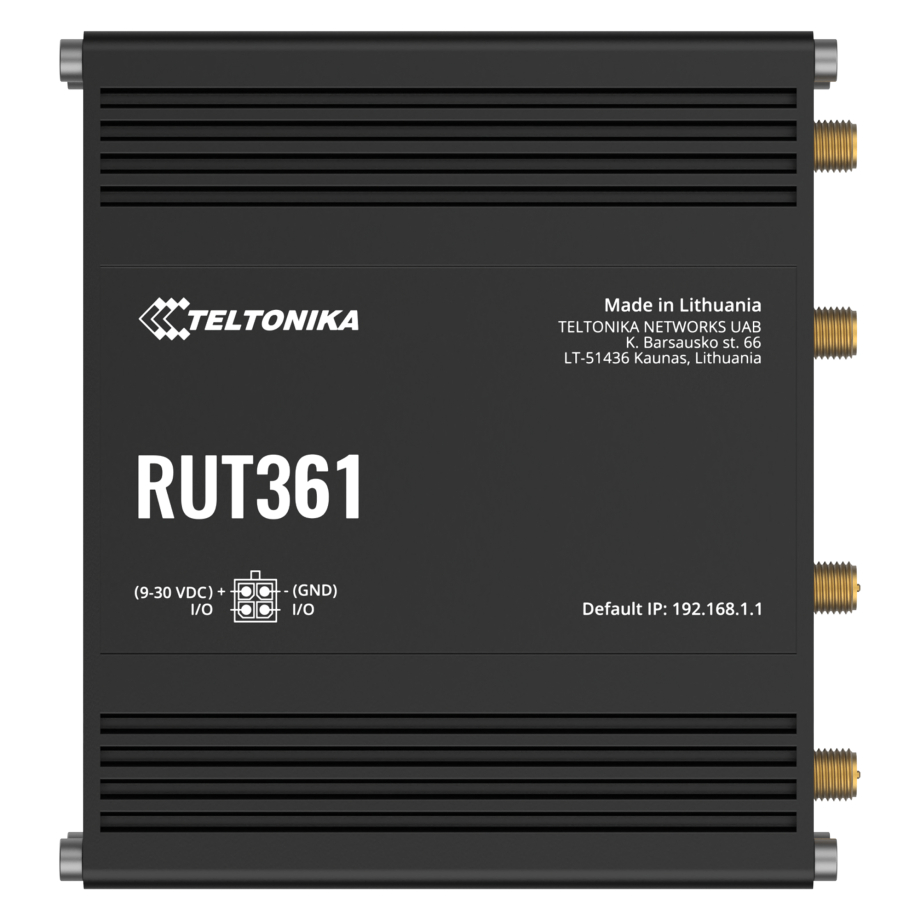 Teltonika RUT361 enrutador 4G industrial