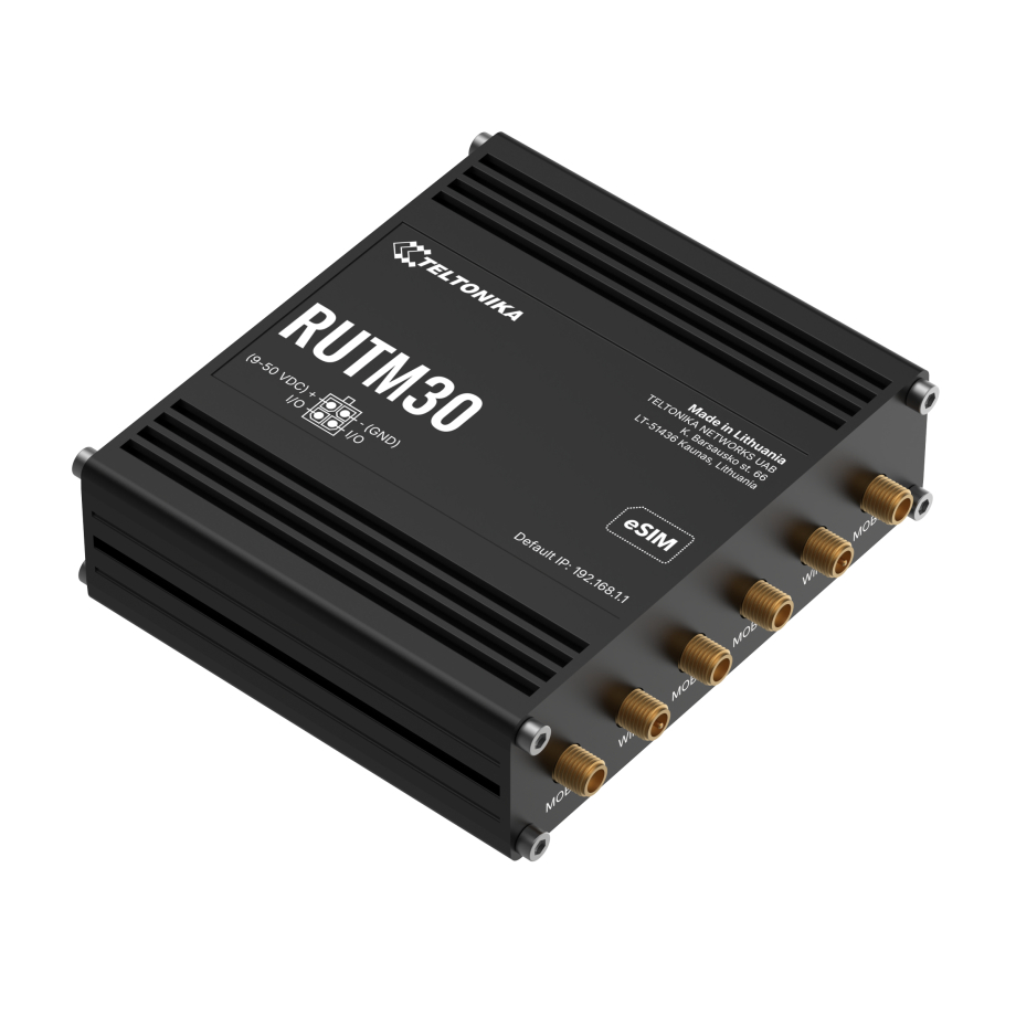 Teltonika RUTM30 Enrutador 5G compacto