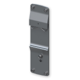 Panel trasero Teltonika TSW1 con soporte para carril DIN
