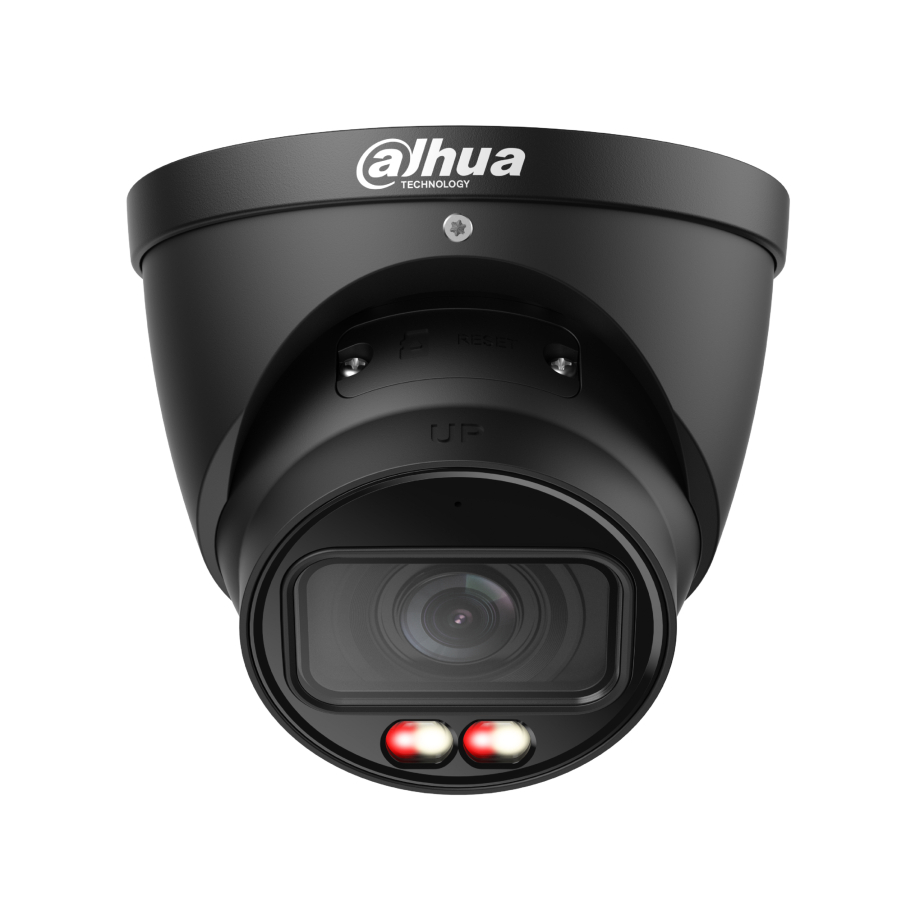 Dahua 4MP Dual Light Cámara de Eyeball IPC-HDW2449T-ZS-IL, negra