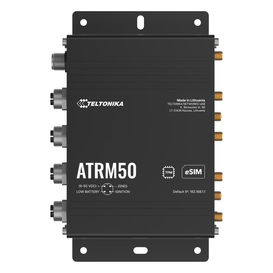 Teltonika ATRM50 5G router para transporte