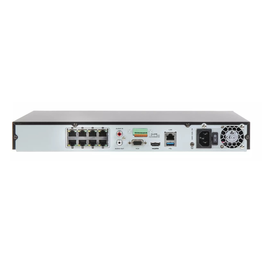 Hikvision NVR PoE de 8 canales DS-7808NI-I2/8P