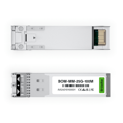 Broadbe módulo óptico multimodo 25G 100m