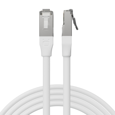 Broadbe Cable Ethernet 10G para exteriores, Blanco, 2m