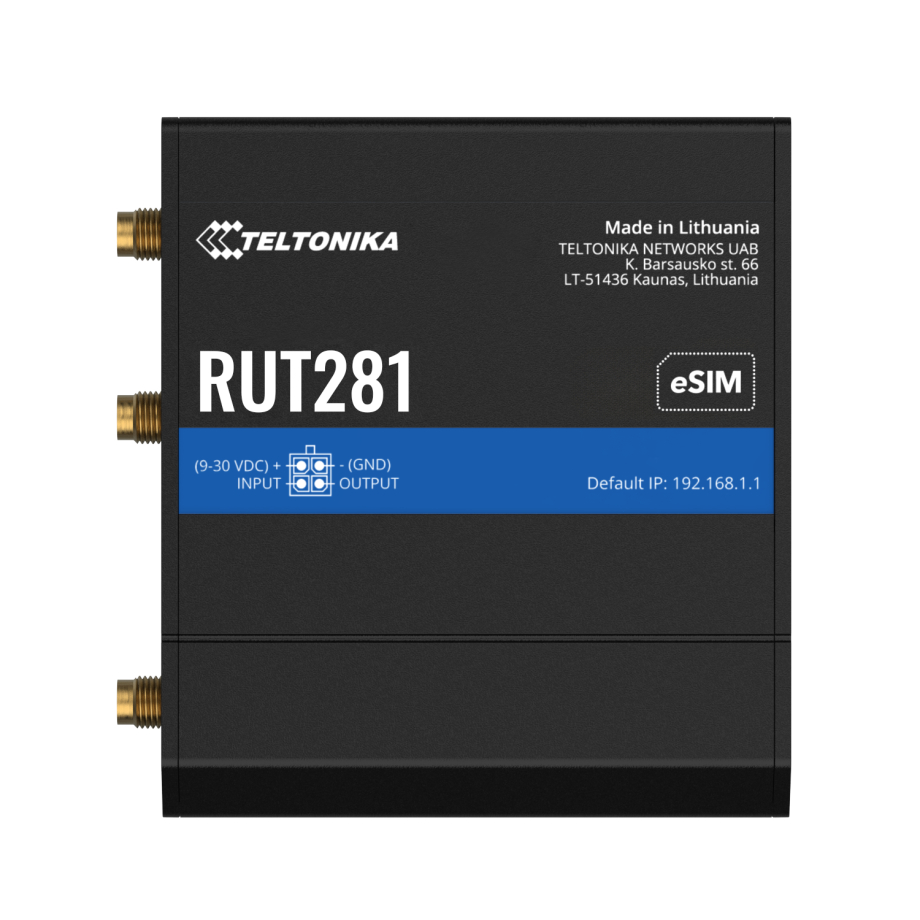 Teltonika RUT281 enrutador Global LTE Cat4