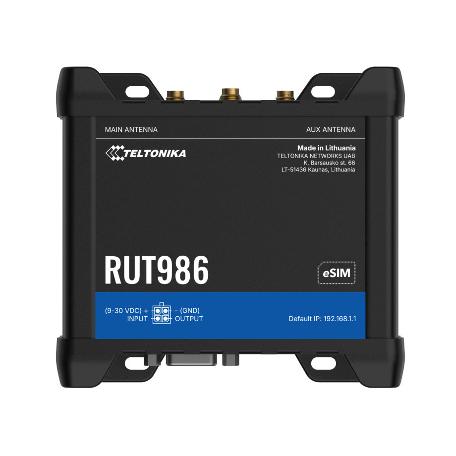 Teltonika Enrutador RUT986 Global LTE Cat4