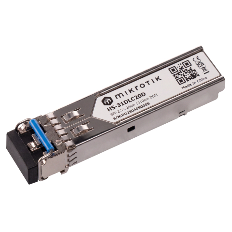 MikroTik 1G/2.5G Módulo monomodo 20km
