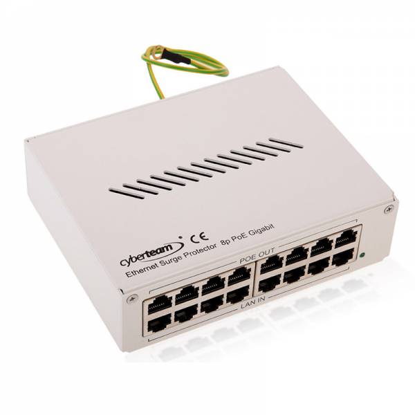 Protector contra sobretensiones 8P PoE Desktop Gigabit