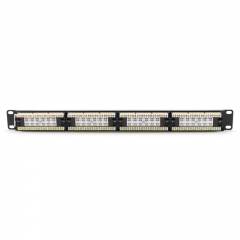 Patch Panel Cat.5e UTP 24-Port RJ-45 19" 1U